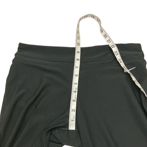 Nike Dri-Fit Wide Leg Cropped Activewear Pants Women's Medium Black Workout Pant - Picture 7 of 8